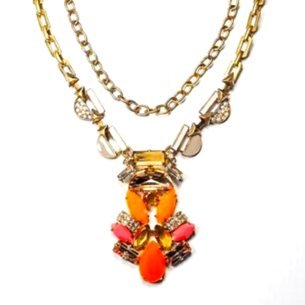 Stella & Dot Geo Pop Necklace EUC